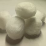 Tórulas de Algodón  0.5gr. Bolsa 100 unidades.