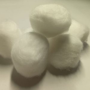 Tórulas de Algodón  0.5gr. Bolsa 100 unidades.